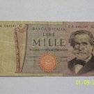 1,000 Lire bill & 500 Lire bill
