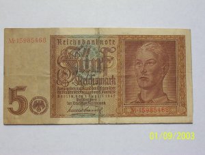 5 German Marks