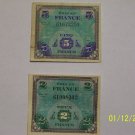 Military issued set of Francs