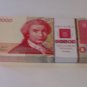 Bundle of 100 - 50,000 Croatian Dinara notes