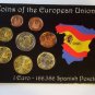 Spanish Designed Euro Coin Set