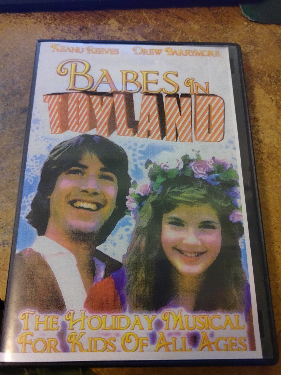 BABES IN TOYLAND ( RARE 1986 DVD ) * KEANU REEVES * DREW BARRYMORE