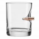 The Original BenShot Bullet Rocks Glass with Real 0.308 Bullet Made in the USA