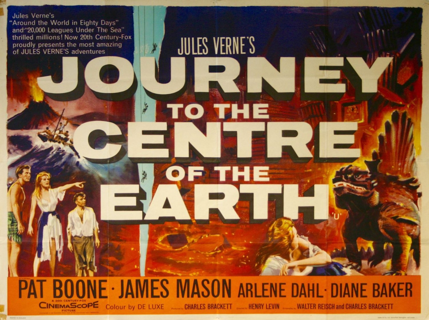 Journey to the Center of the Earth ( RARE 1959 DVD ) * Pat Boone * James Mason