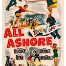 ALL ASHORE ( RARE 1953 DVD ) * MICKEY ROONEY * PEGGY RYAN * DICK HAYMES*MCDONALD