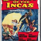 Secret of the Incas ( Rare 1954 DVD ) Charlton Heston , Robert Young, Nicole Maurey