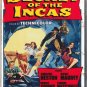 Secret of the Incas ( Rare 1954 DVD ) Charlton Heston , Robert Young, Nicole Maurey