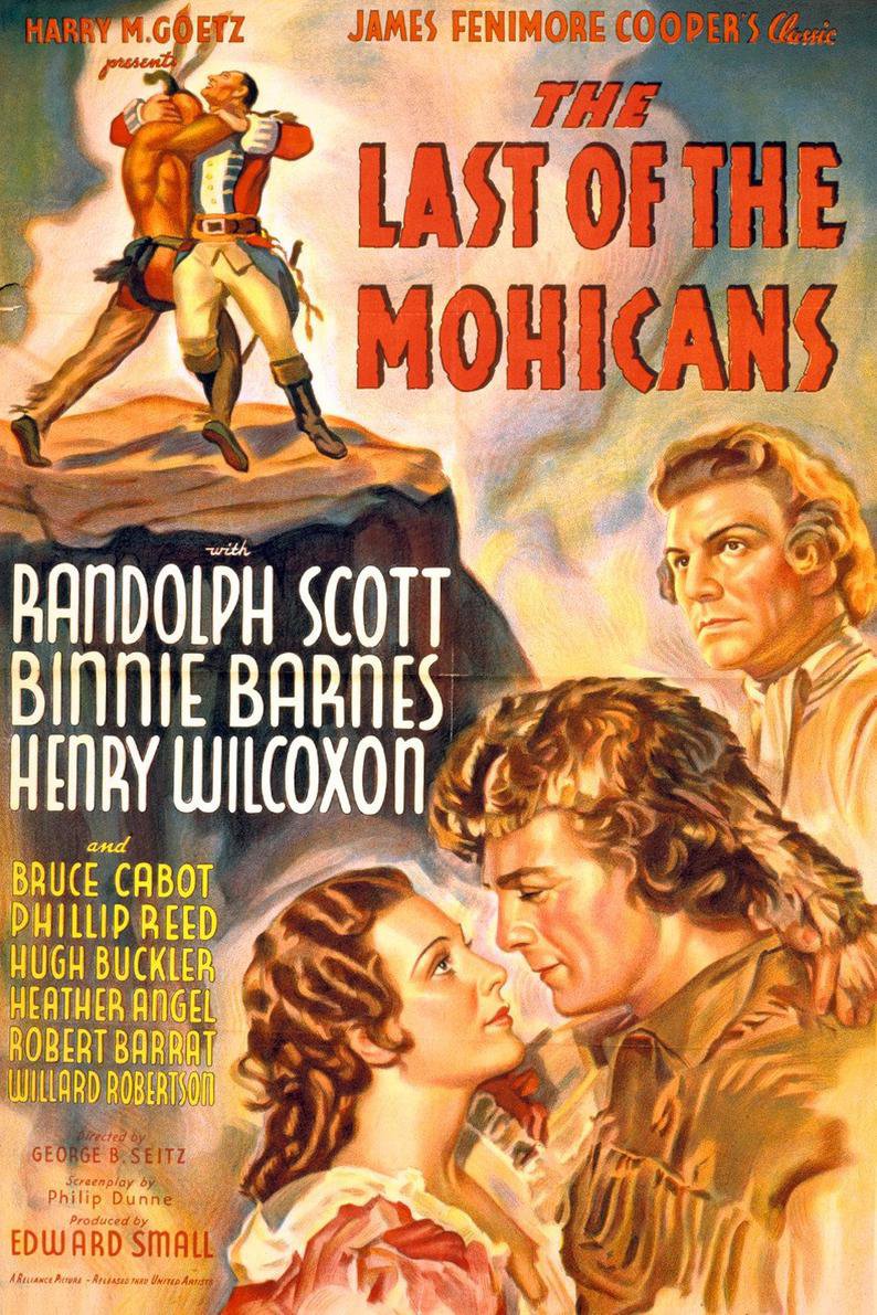 THE LAST OF THE MOHICANS ( Rare 1936 dvd) * Randolph Scott * Binnie Barnes