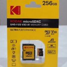 Kodak micro SDXC 256GB MEMORY CARD ULTRA PERFORMANCE 4K Ultra HD