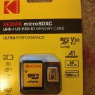 Kodak micro SDXC 128 GB MEMORY CARD ULTRA PERFORMANCE 4K Ultra HD