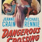 DANGEROUS CROSSING ( rare 1953 DVD ) * Jeanne Crain * Michael Rennie