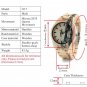 Mens Watch Ink Painting Design All Maple Wood Watches in Wooden Gift box