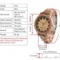 Men Watches Arabic Numerals Display Bronze Bamboo Watch as Gift