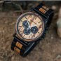 Black Zebrawood Watch Men Luxury Brand Wooden Wristwatches Male Date Display
