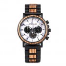 Light Brown Mens Watches Military Chronography Wristwatches Retro Wristwatch