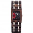 Red Women's Watches Square Dial Watch Collection for Ladies Stainless Steel Wristwatch