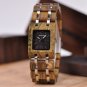 Brown Women's Watches Square Dial Watch Collection for Ladies Stainless Steel Wristwatch