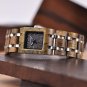 Brown Women's Watches Square Dial Watch Collection for Ladies Stainless Steel Wristwatch