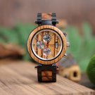 Wood Mens Watches Top Brand Luxury Date Display Stop Watch for Male