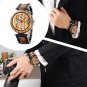 Wood Mens Watches Top Brand Luxury Date Display Stop Watch for Male