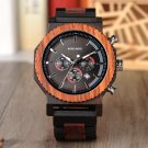 Big Size Men Watch Handmade Wooden Luxury Watches Chronograph