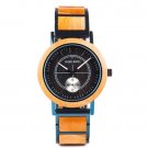 Yellow Wooden Men Watches Top Brand Luxury Stylish for Gift