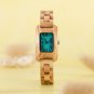 Light Wood Watch Women Luxury Blue Waterproof Quartz Wristwatches Great Gifts