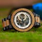 Green Sandalwood Automatic Mechanical Watches Male Luxury Wooden Men Watch Gift