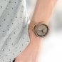 Wooden Quartz Men Watches Casual Leather Strap Analog Watch