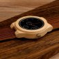 Men's Bamboo Wooden Watch Quartz Real Leather Strap Men Watches Deer Head Style