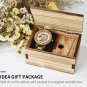 Automatic Mechanical Watches Male Luxury Wooden Green Sandalwood Men Watch