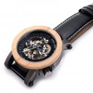 Automatic Mechanical Watch K14 Classic Style Luxury Men Wristwatch Bamboo Wooden With Steel