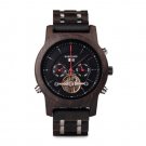 Automatic Skeleton Mechanical Watches Men Wooden Luxury Watch Self