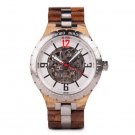 Luxury Mechanical White Watch Men Water Resistant Stainless Steel Automatic Watch