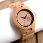 Classic Deer Icon Women Watches All Bamboo Wristwatch for Ladies