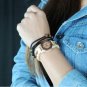 Women Wooden Red Watch Luxury Quartz Movement Lightweight Ladies Wristwatch