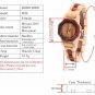 Women Wooden Red Watch Luxury Quartz Movement Lightweight Ladies Wristwatch