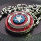 Exclusive Marvel Capten America Necklace Health Germanium Pendant Stone Anti Radiation