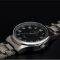 Women Watch Dial Stainless Steel Black Quartz Watches Simple Gift Female
