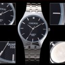 Lovers Watches Woman Luxury Brand Black Steel Watch Quartz Woman Wristwatch
