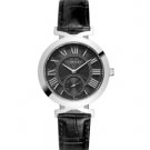 Women's Watches Ladies Leather Band Fashion Quartz-Watches Black Dial