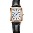 Fashion Women Watches Black Top Brand Luxury Ladies Quartz Watch Leather Strap