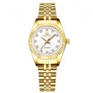 White Watch Fashion Stainless Steel Lovers Watch Quartz Wrist Watches For Women
