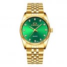 Green Watch Fashion Stainless Steel Lovers Watch Quartz Wrist Watches For Men