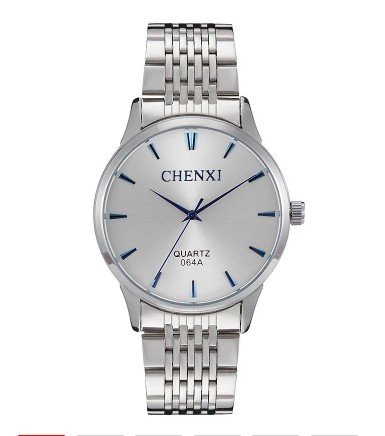 Watches Men Luxury Brand White Quartz Watches Steel Strap Male Clock Waterproof Wristwatches