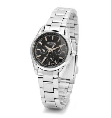 Stainless Steel Quartz Watch Black Waterproof Wristwatches Woman Luxury Fashion Clock