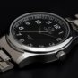 Men Black Silver Bracelet Classic Watches Men Full Stainless Steel Watch