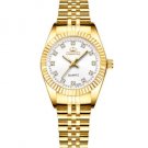 White Watch Women Golden Clock Female Rhinestone Quartz Waterproof Watches Feminine