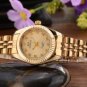 Gold Watch Women Golden Clock Female Rhinestone Quartz Waterproof Watches Feminine