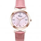 Ladies Quartz Watches Luxury Leather Clock Female Gold Pink Waterproof Fashion Romantic Woman